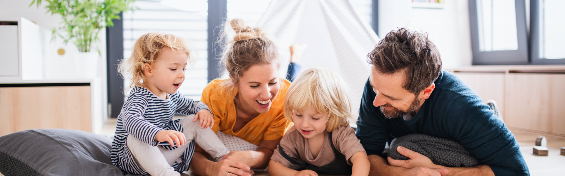 parents with their children